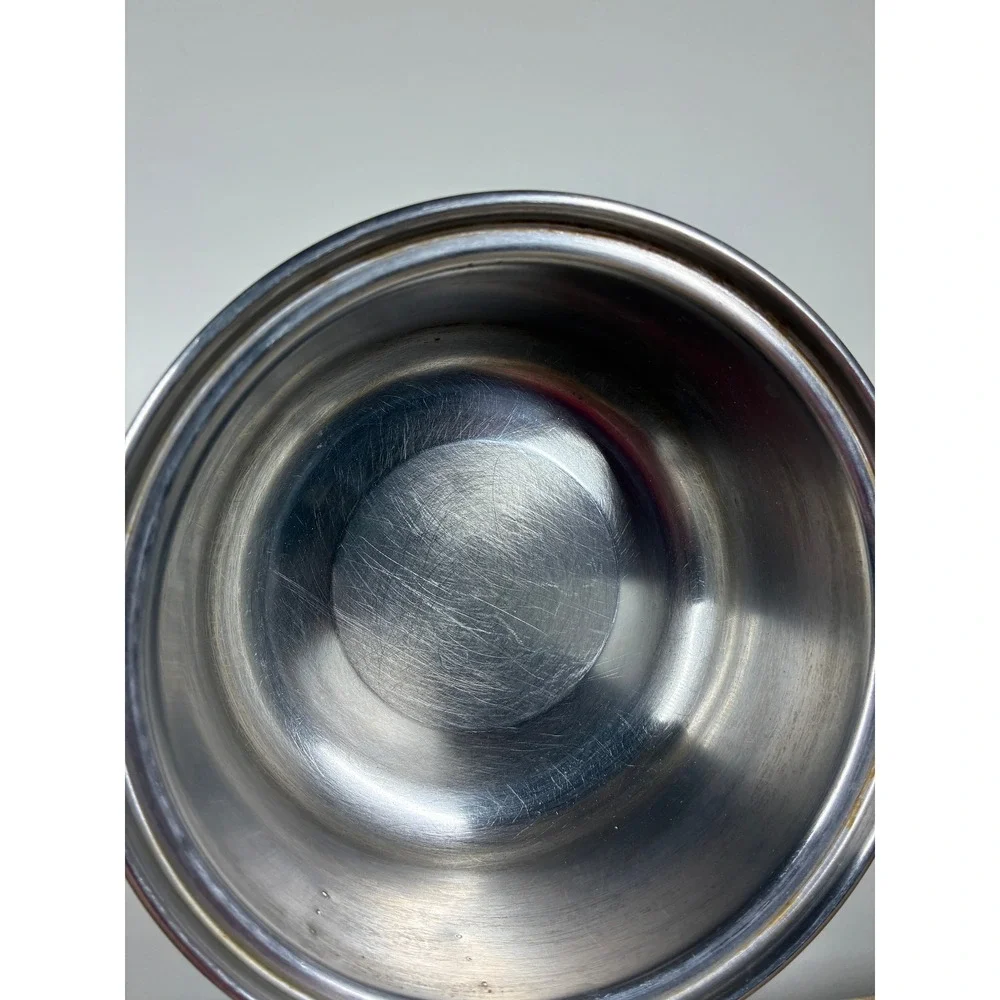 Vintage EKCO Flint 1 Quart Stainless Steel Copper Bottom Saucepan Pot USA 265